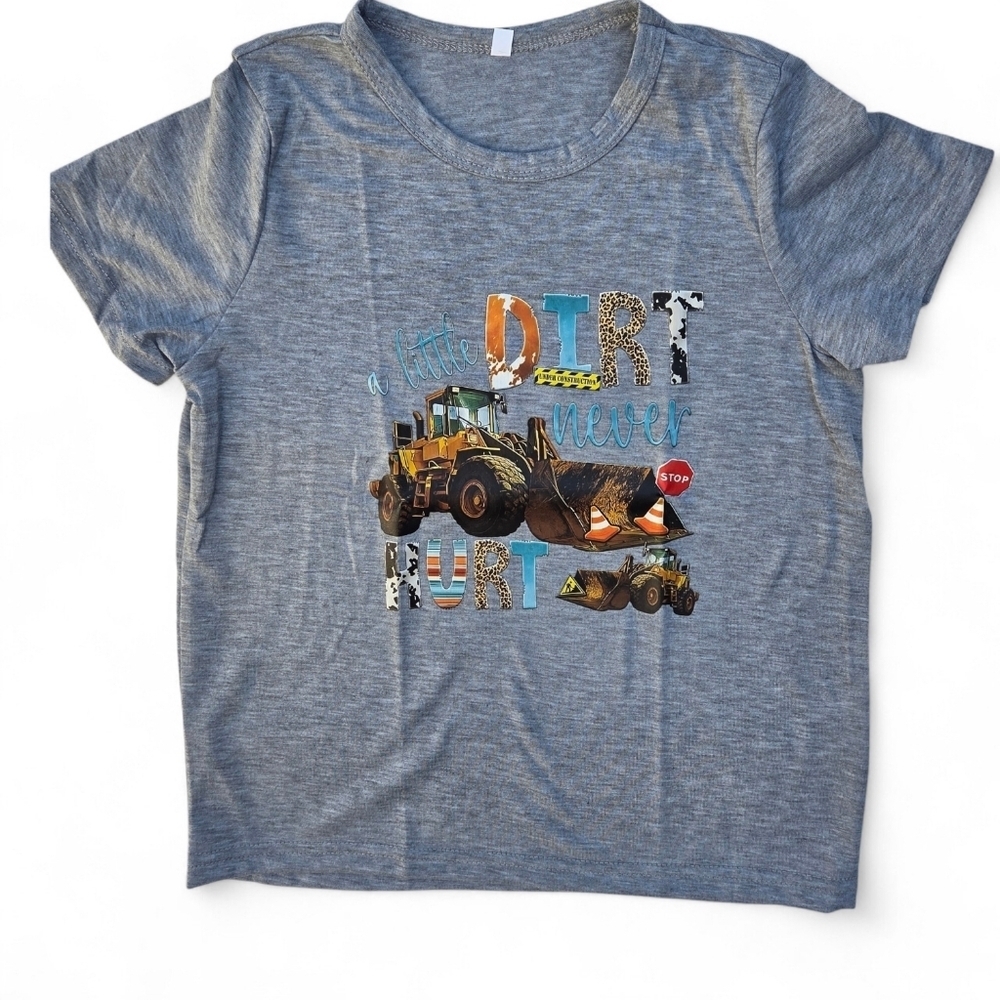 Tractor-Themed Kids T-Shirts - Set of 4 Size 6 - Picture 5 of 5